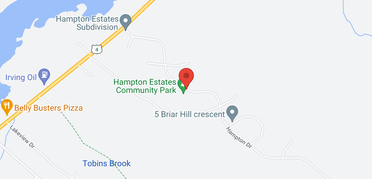 map of Lot 1 Hampton Estates